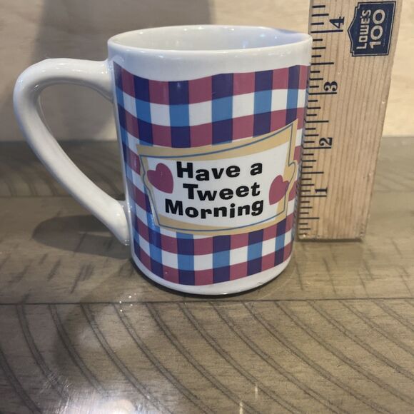 VTG Tweety Bird Mugs Bowls Looney Tunes Ceramic Coffee Cup Gibson Flower 90s Y2K - Picture 15 of 15